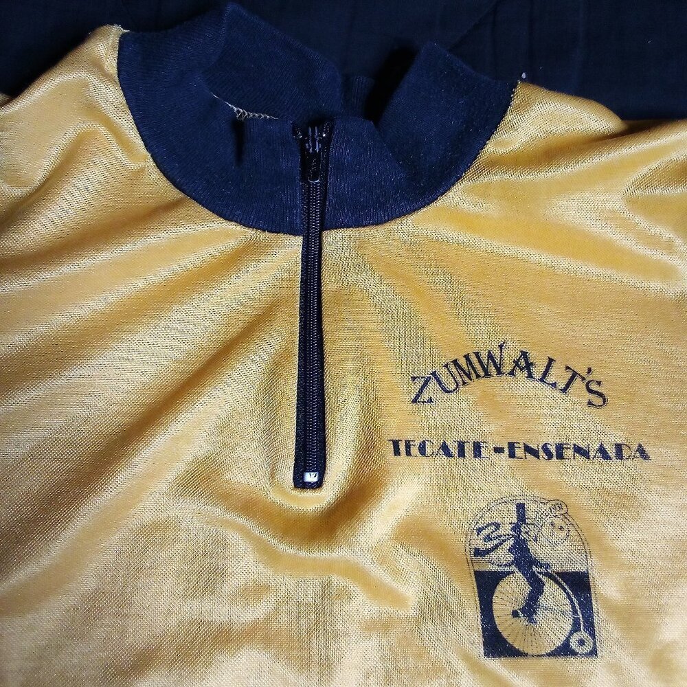 Vintage Zumwalt's Tecate Ensenada Friendship Ride Cycling Jersey